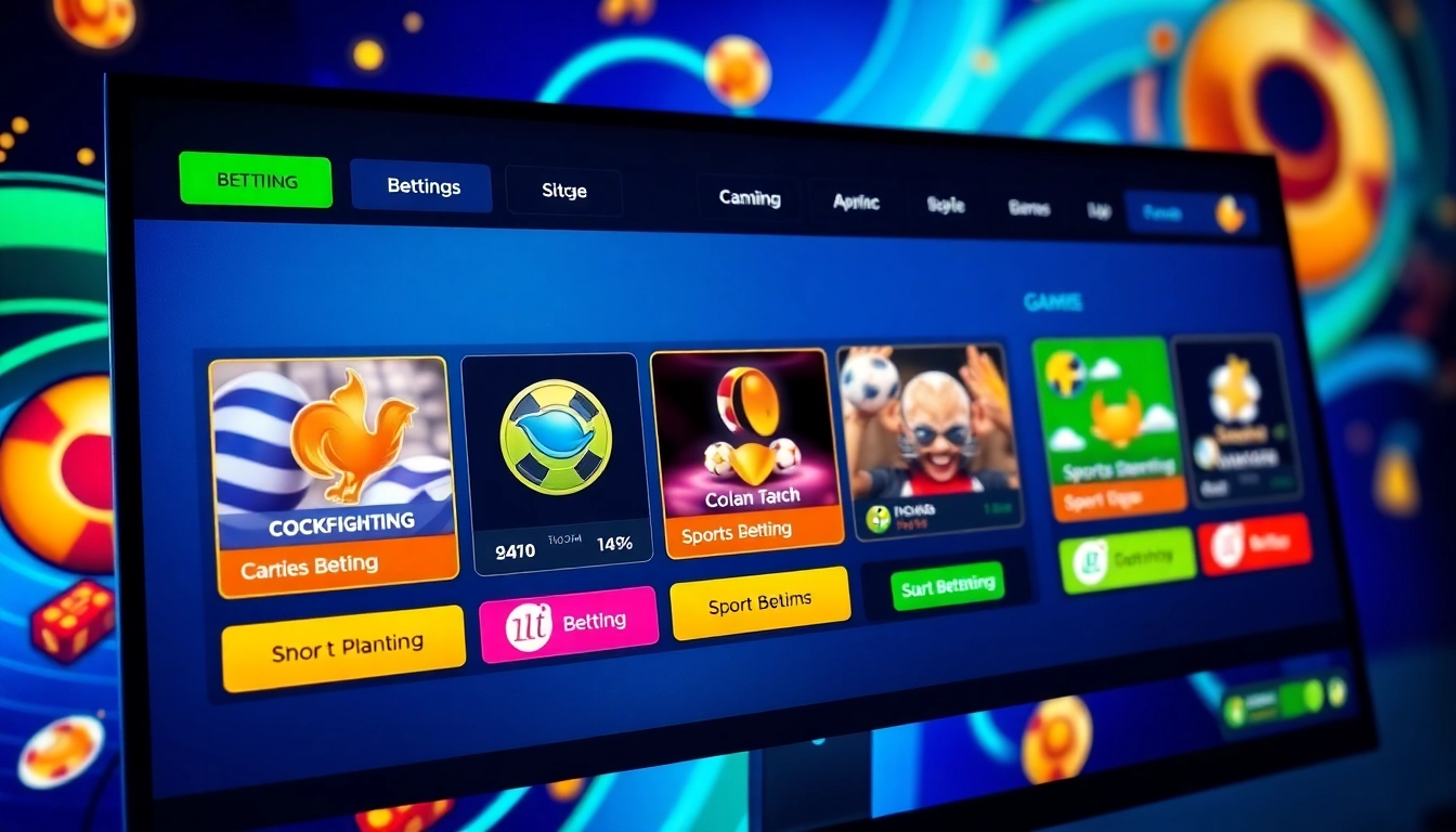 Engaging interface of 69vn.rodeo showing diverse betting options in an online gaming platform.